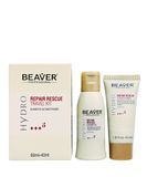 Дорожный набор для интенсивного восстановления Beaver Hydro Repair Rescue Travel Kit (шампунь+кондиционер), 60 мл + 40 мл