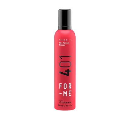 Framesi 401 Give Me Body Mousse do stylizacji nadającej objętość i strukturę