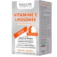 Suplement diety Biocyte Witamina C Liposomee Orodispersib wsparcie odporności 10 saszetek