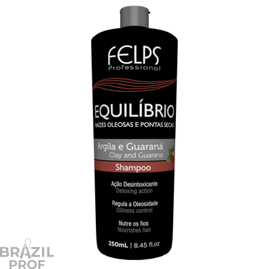 Детокс-шампунь Felps Equilibrio Argila E Guarana Shampoo для лікування шкіри голови