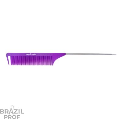 Карбоновая расческа с логотипом Brazil-Prof