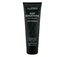 Шампунь Full Force Hair Shampoo soft sensations  з кератином мʼякі відчуття