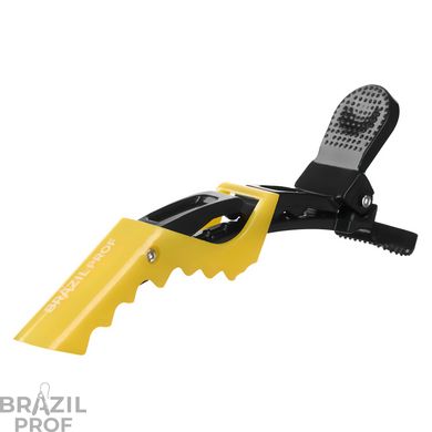 Затискачі для волосся з логотипом Brazil-Prof