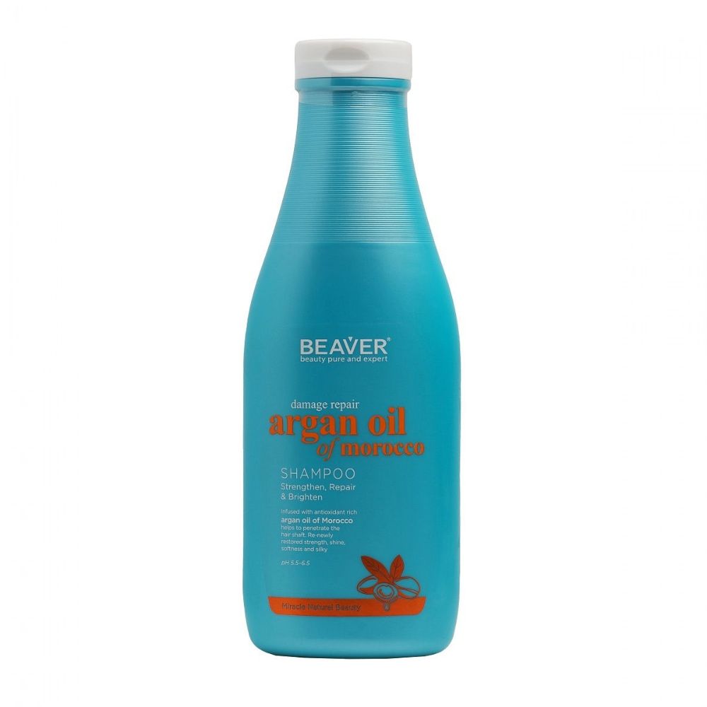 Beaver Argan Oil Of Morocco Repair Shampoo for damaged hair buy in Europe ➔ price from official supplier BRAZIL-PROF, Warsaw, Rome, London, EU