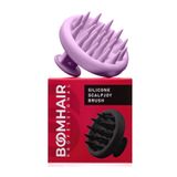 Щетка-массажер Boomhair Silicone ScalpJoy Brush для мытья головы, розовый