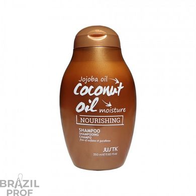 Безсульфатный шампунь Justk Jojoba Oil & Coconut Oil Nourishing для сухих волос