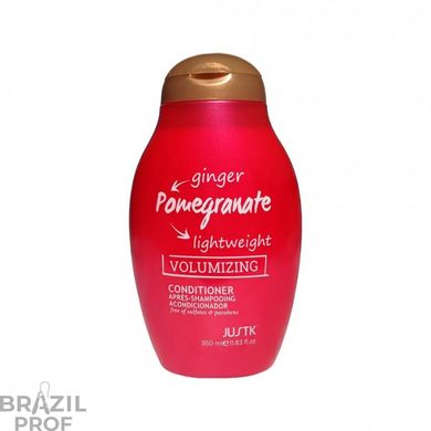 Justk Ginger & Pomegranate Volumizing Conditioner for thin hair